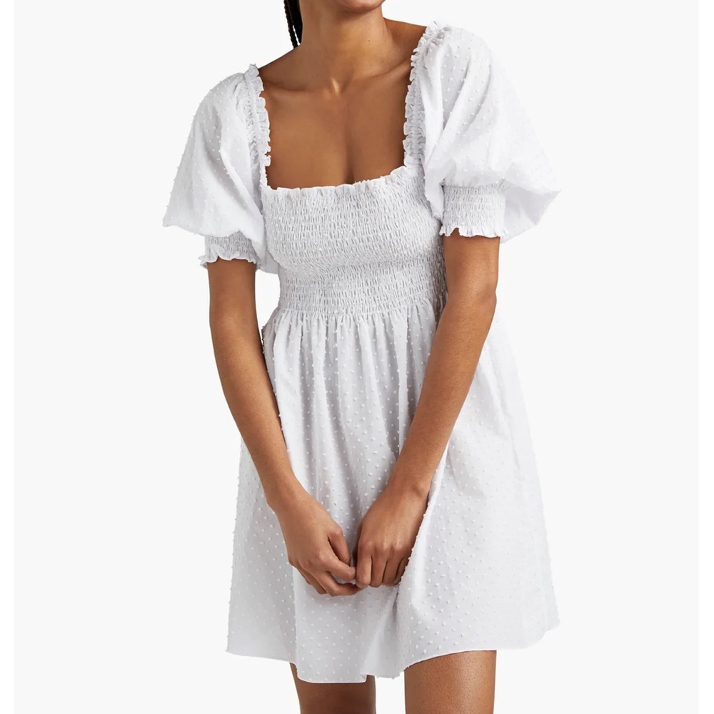 Hill House White Mini Dress